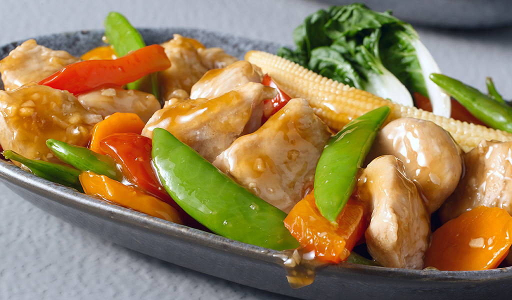 Olymel sweet and sour turkey cubes